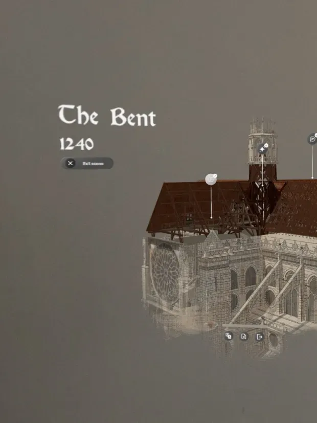 The bent of Notre-Dame