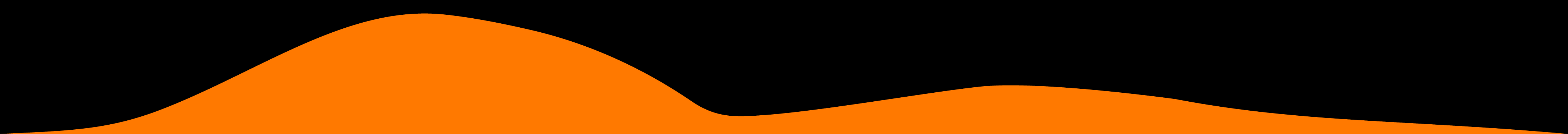 Illustration vague orange sur fond noir