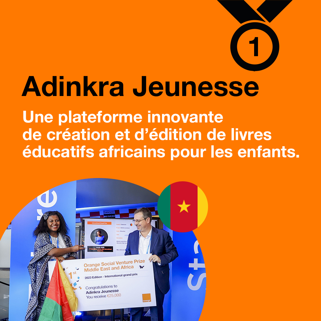 Photo des gagnants du prix Poesam Adinkra Jeunesse