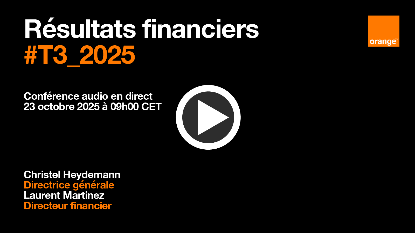 Accès webcast résultats T3 2025