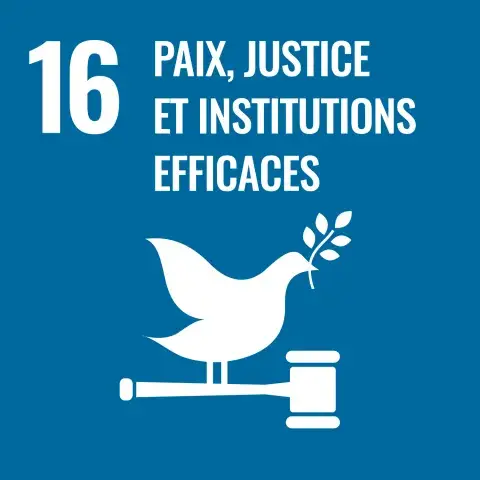 ODD 16 paix justice et institutions efficaces