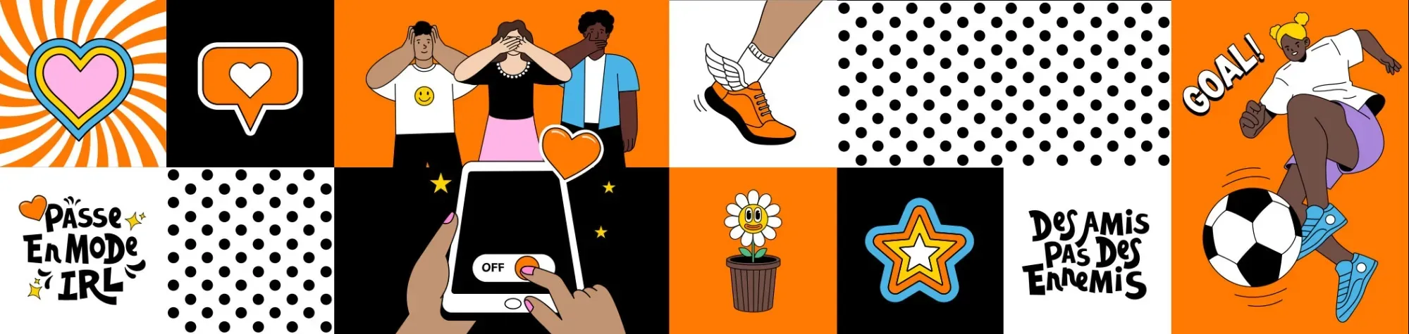 Visuel avec animations For Good Connection