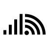 Îcone du signe réseau